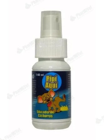 PIPI AQUI CLUB PET DE 30 ML (FEROMONAS PARA ENTRENAR PERROS AL HACER PIPI)