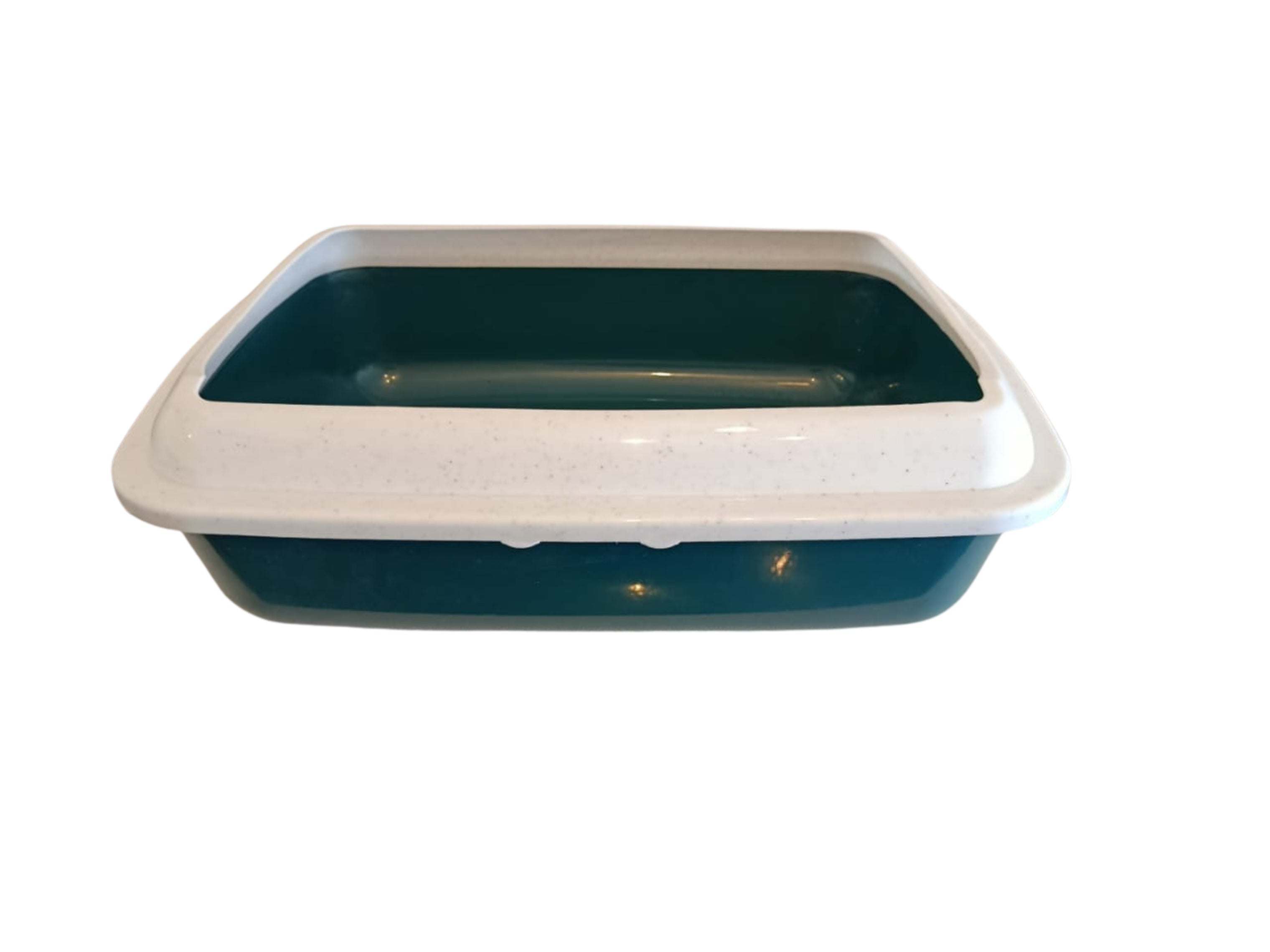 Baño Bandeja Arenero Sanitaria Con Borde Para Gatos Mascota