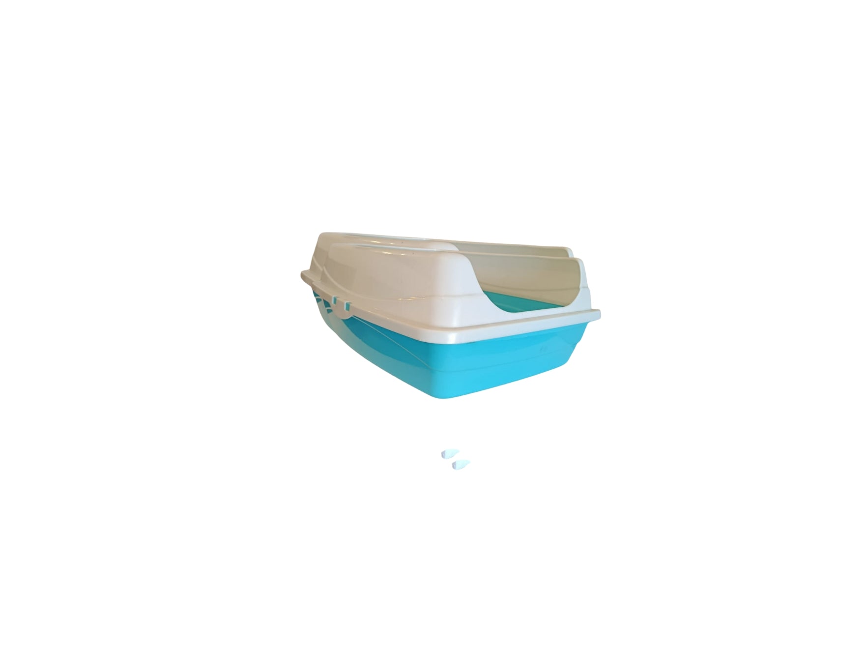 Baño Bandeja Arenero Sanitaria Con Borde Para Gatos Mascota 48 cm