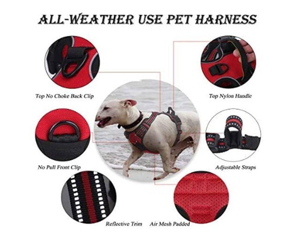 Arnés antitirones NESTROAD para perros tipo Chaleco Resistente