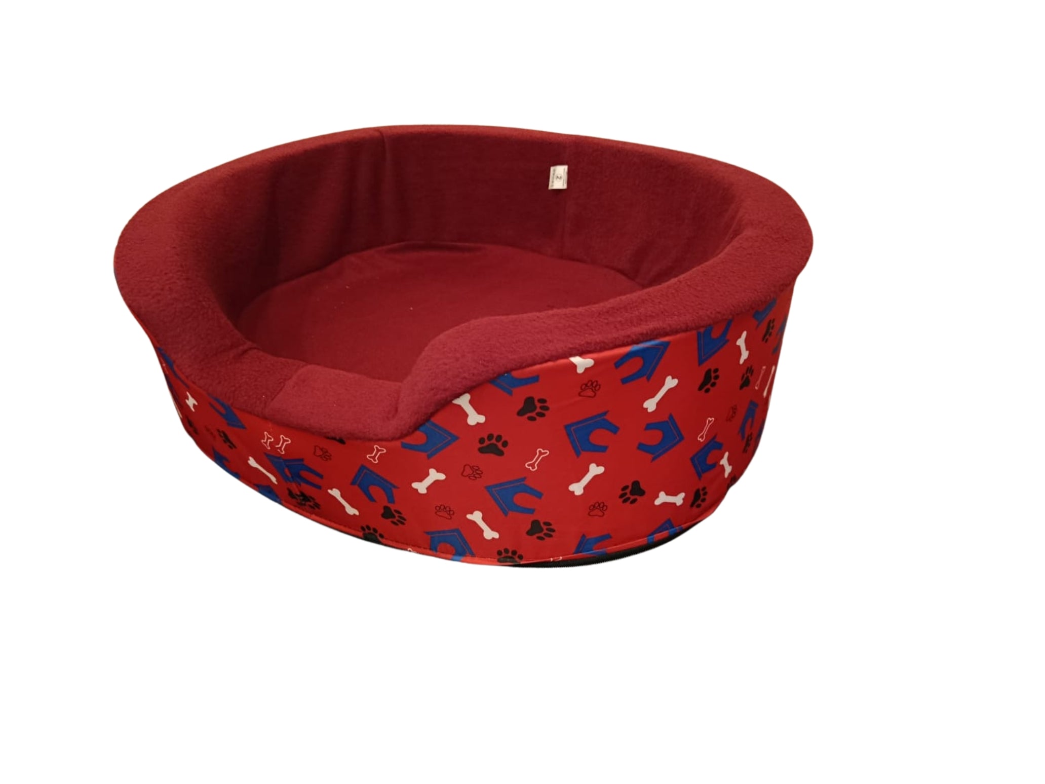 CAMA REDONDA PREMIUM TALLA  PARA PERRO 48 CM POLAR