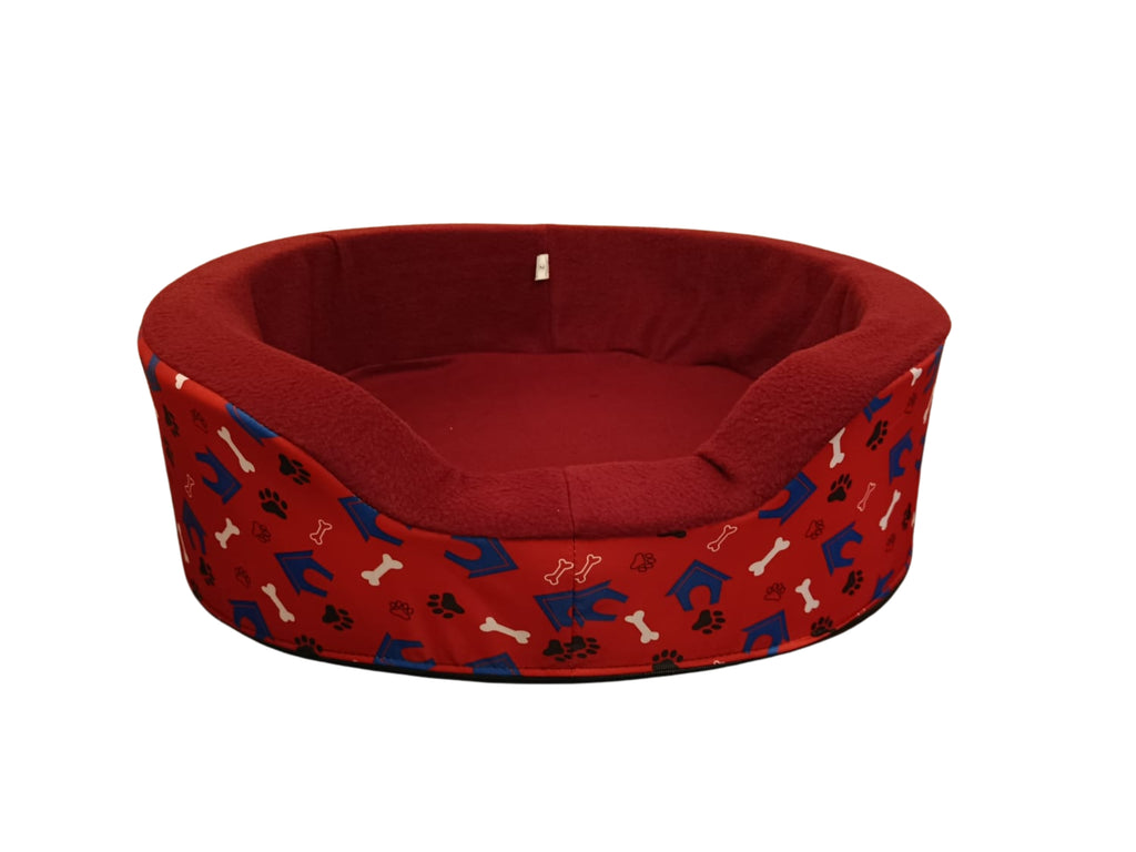 CAMA REDONDA PREMIUM TALLA  PARA PERRO 48 CM POLAR