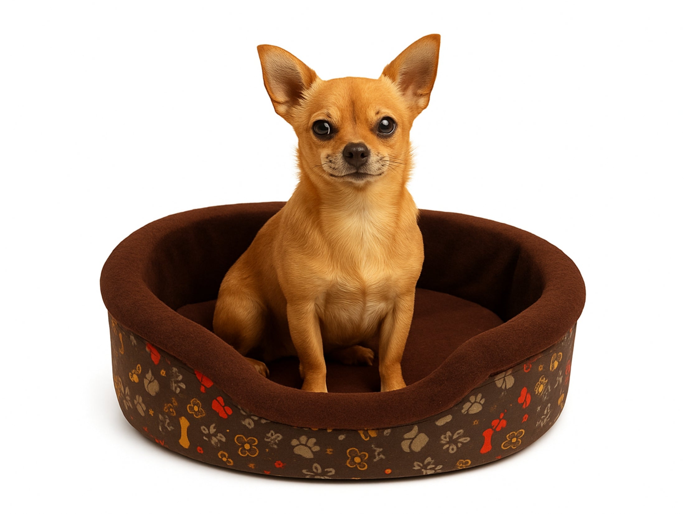 CAMA REDONDA  PREMIUM TALLA  PARA PERRO 60 CM POLAR