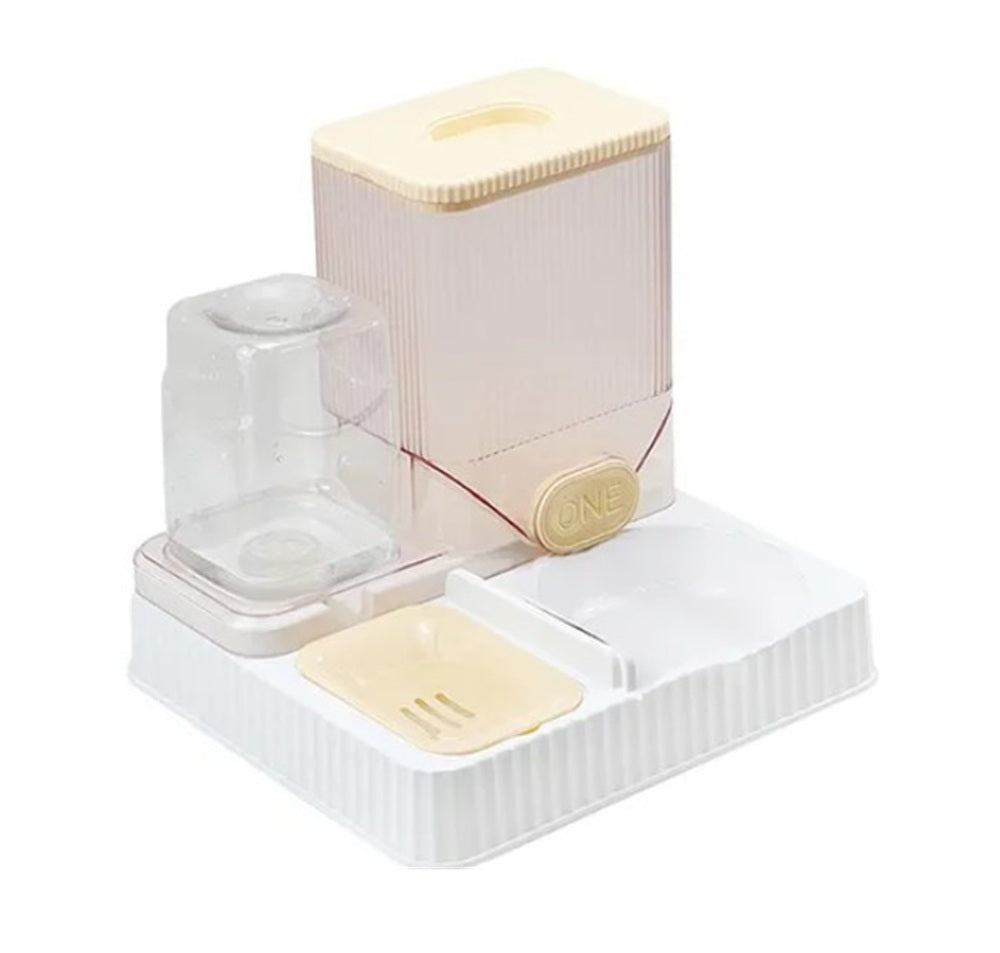 Dispensador automático de agua y comida para gatos y perros gran capacidad 2.5 L