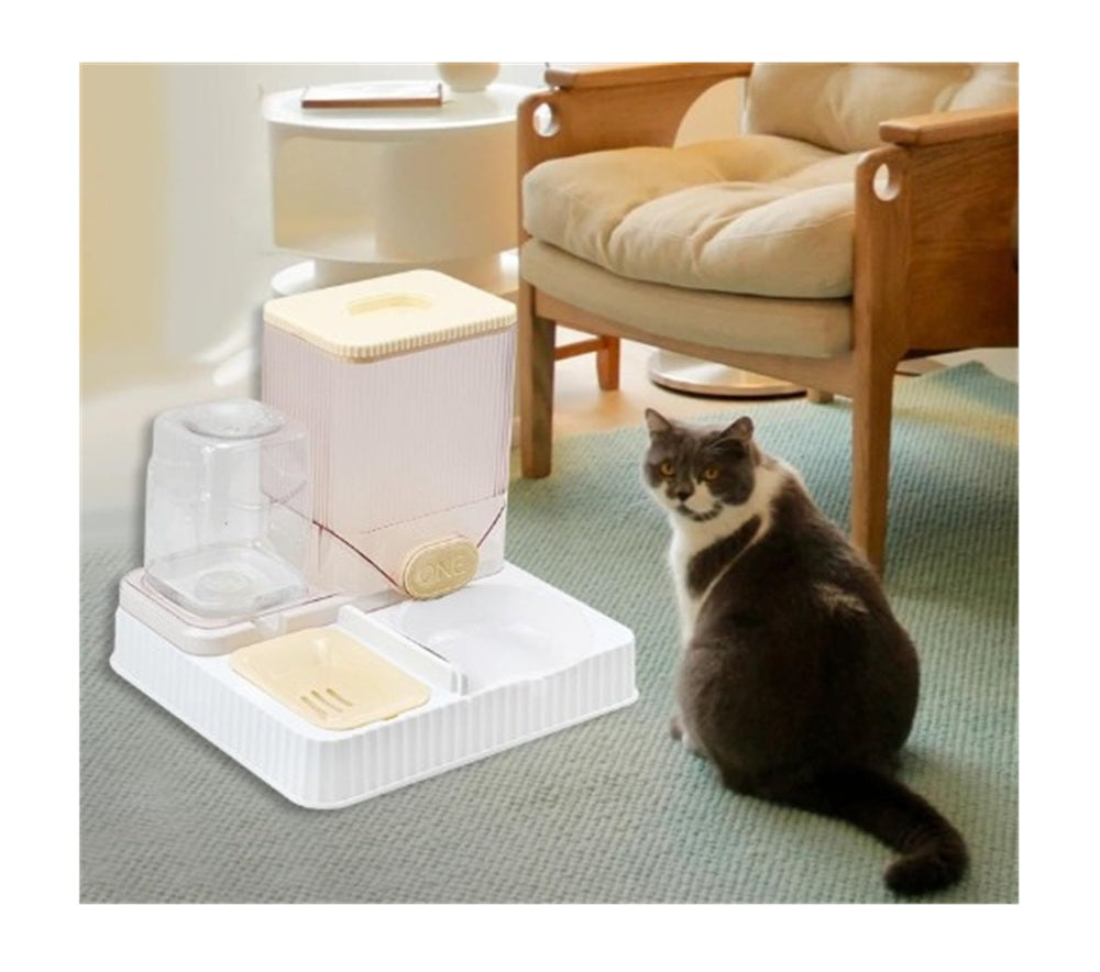 Dispensador automático de agua y comida para gatos y perros gran capacidad 2.5 L