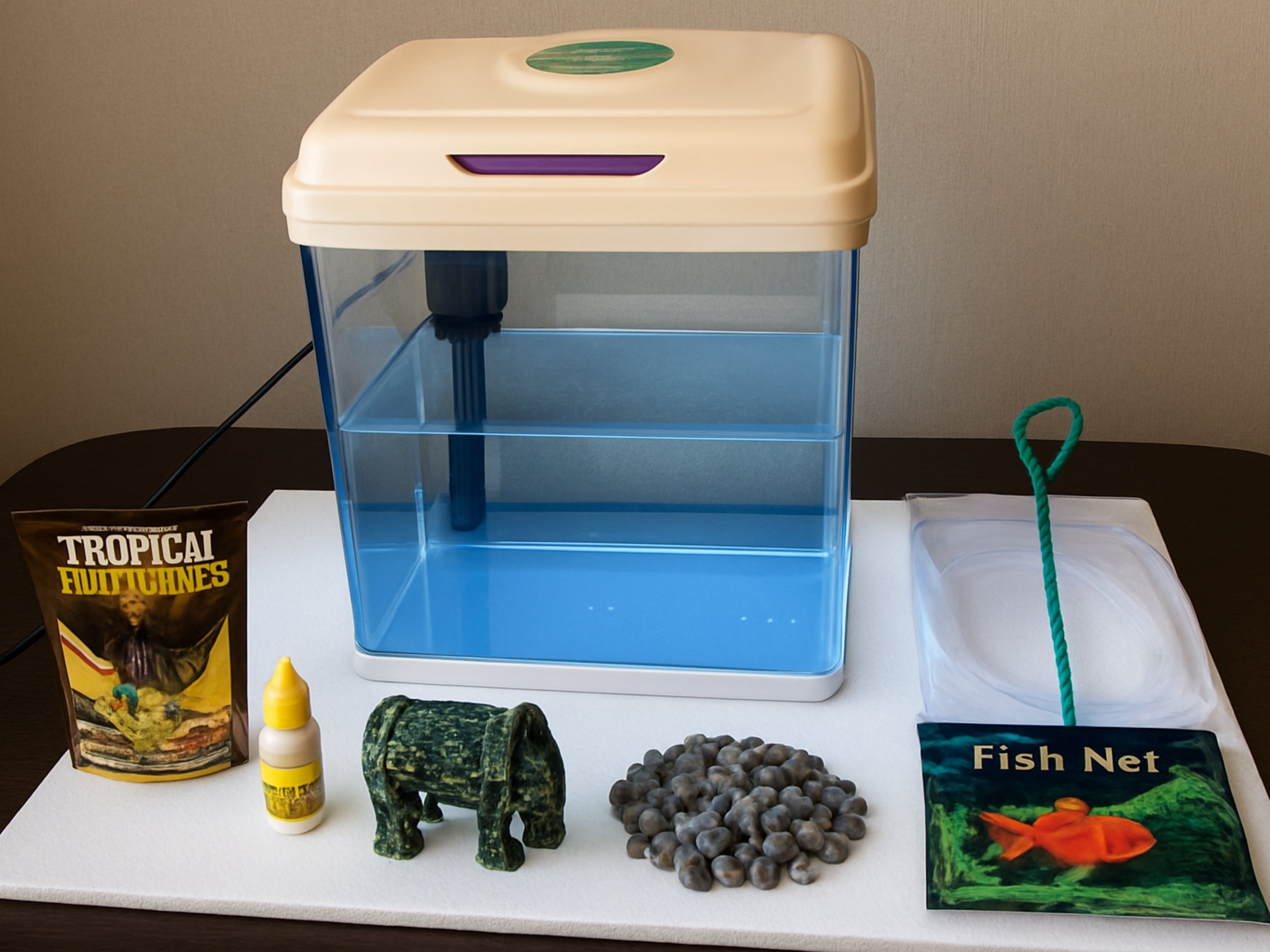 ACUARIO 17 LITROS COMPLETO 3D SOBO T-290F