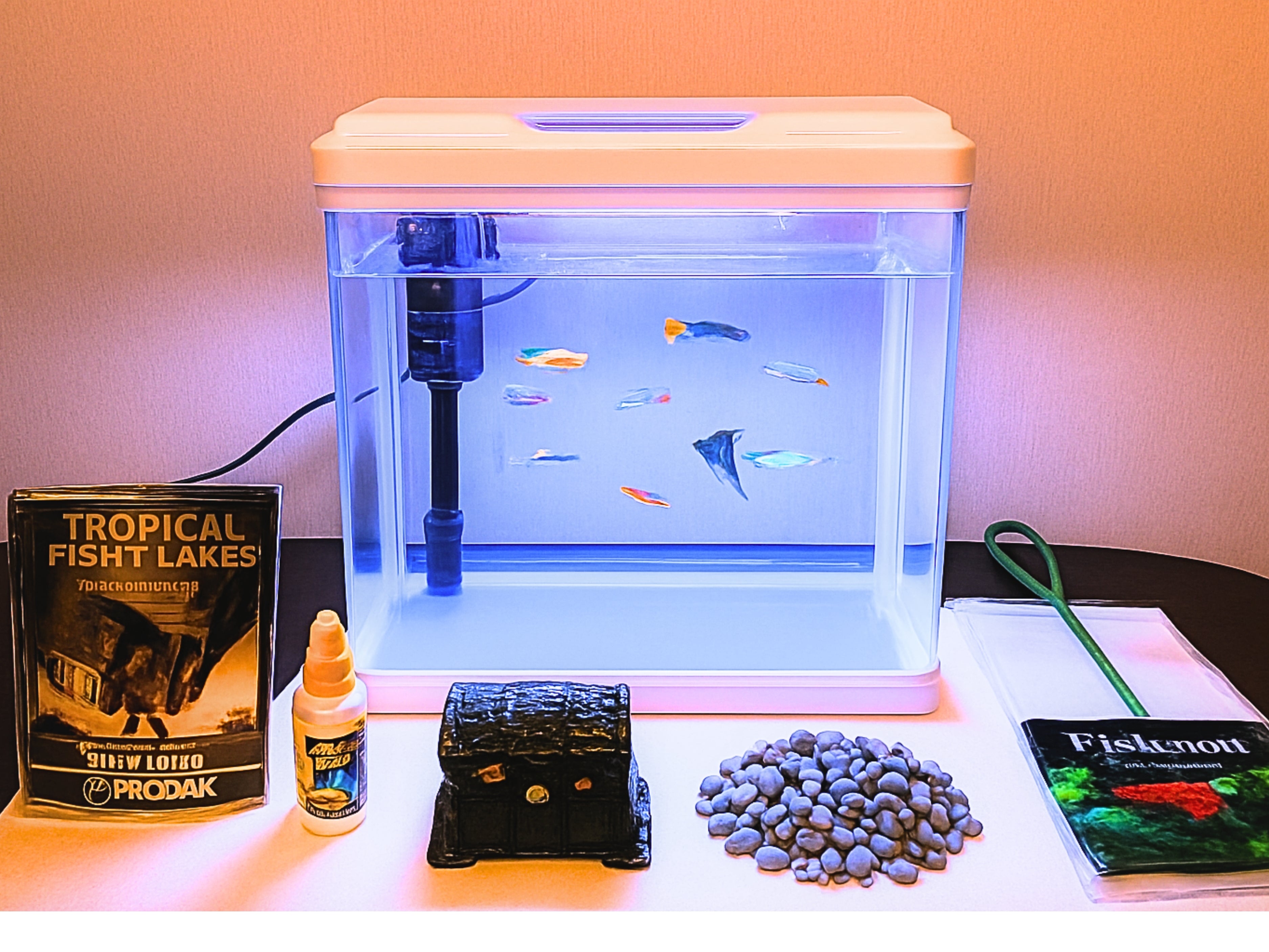 ACUARIO 17 LITROS COMPLETO 3D SOBO T-290F