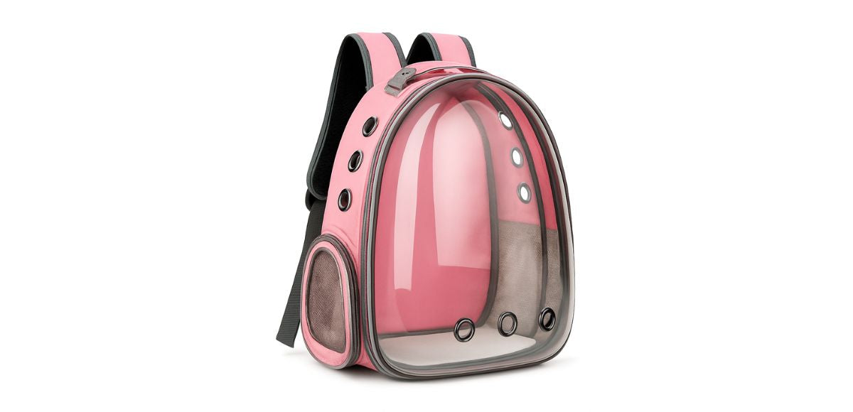 Mochila Transportadora para Mascotas Gatos Con Capsula Tipo Astronauta