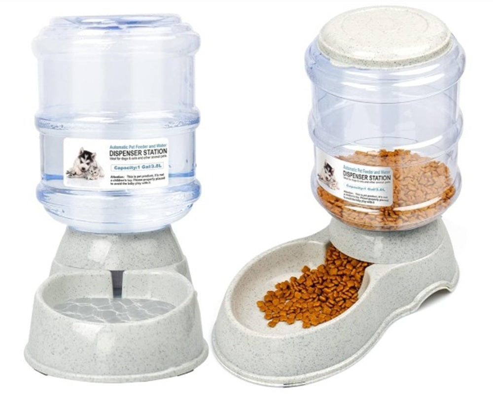 Comedero y Bebedero Automático de Calidad Premium, Duradero de 3.8 L