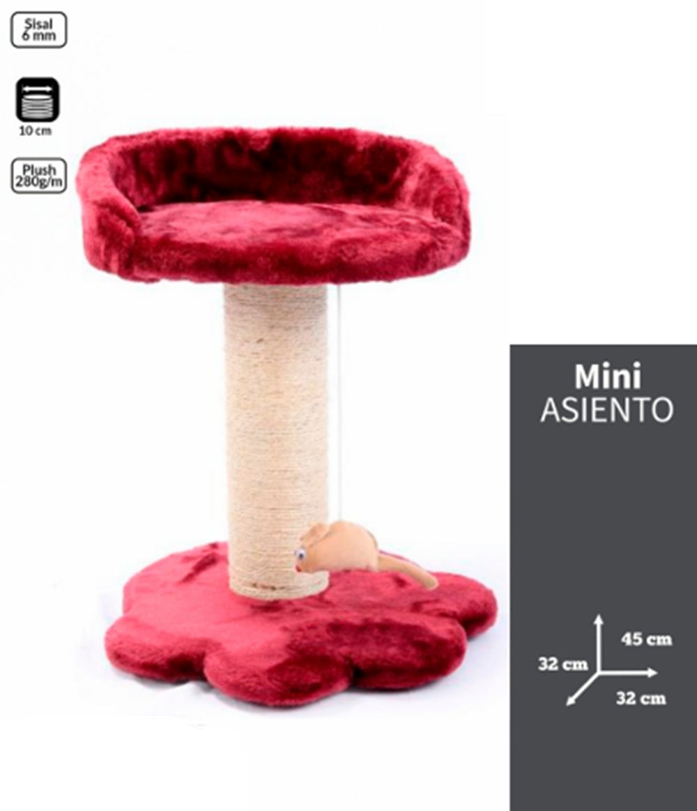 Rascador & Gimnasio para Gato 1 Pisos de 45 cm