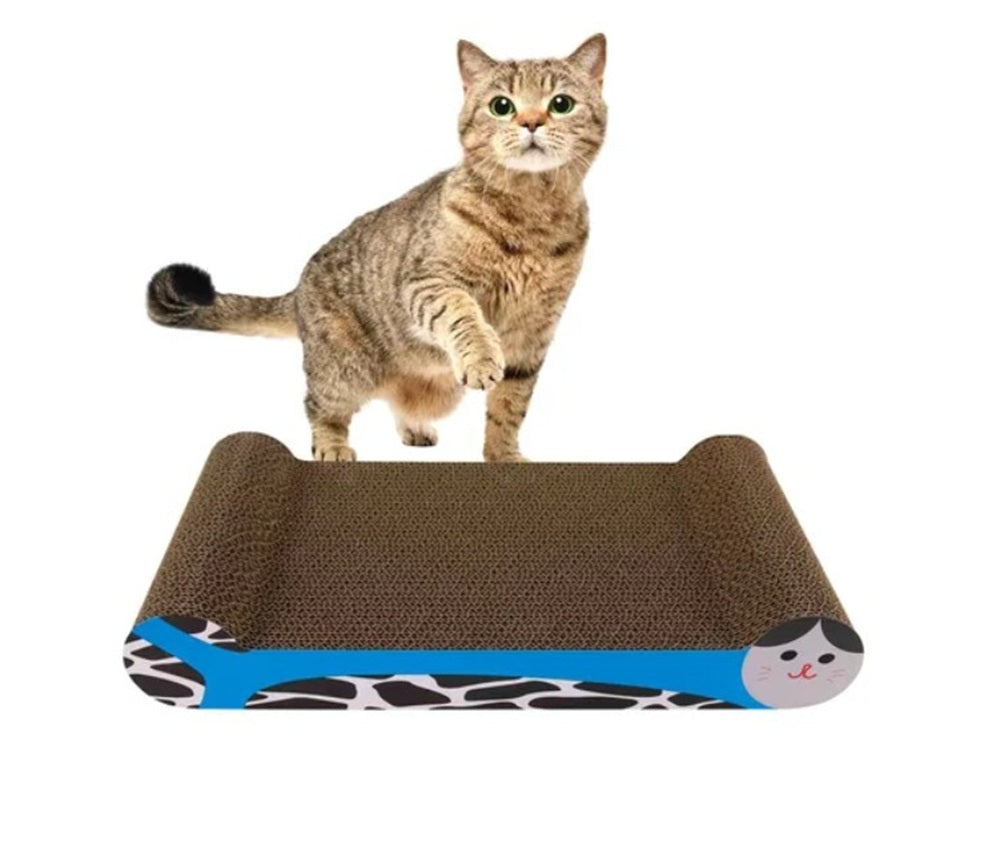 RASCADOR PARA GATOS GRANDE MOD IC-0106-BLUE DE 42 CM