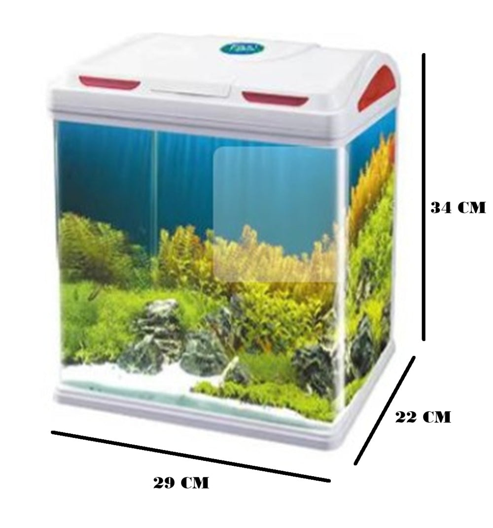 ACUARIO 17 LITROS COMPLETO 3D SOBO T-290F