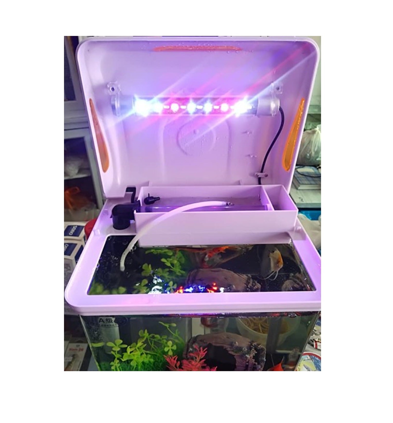 ACUARIO 17 LITROS COMPLETO 3D SOBO T-290F