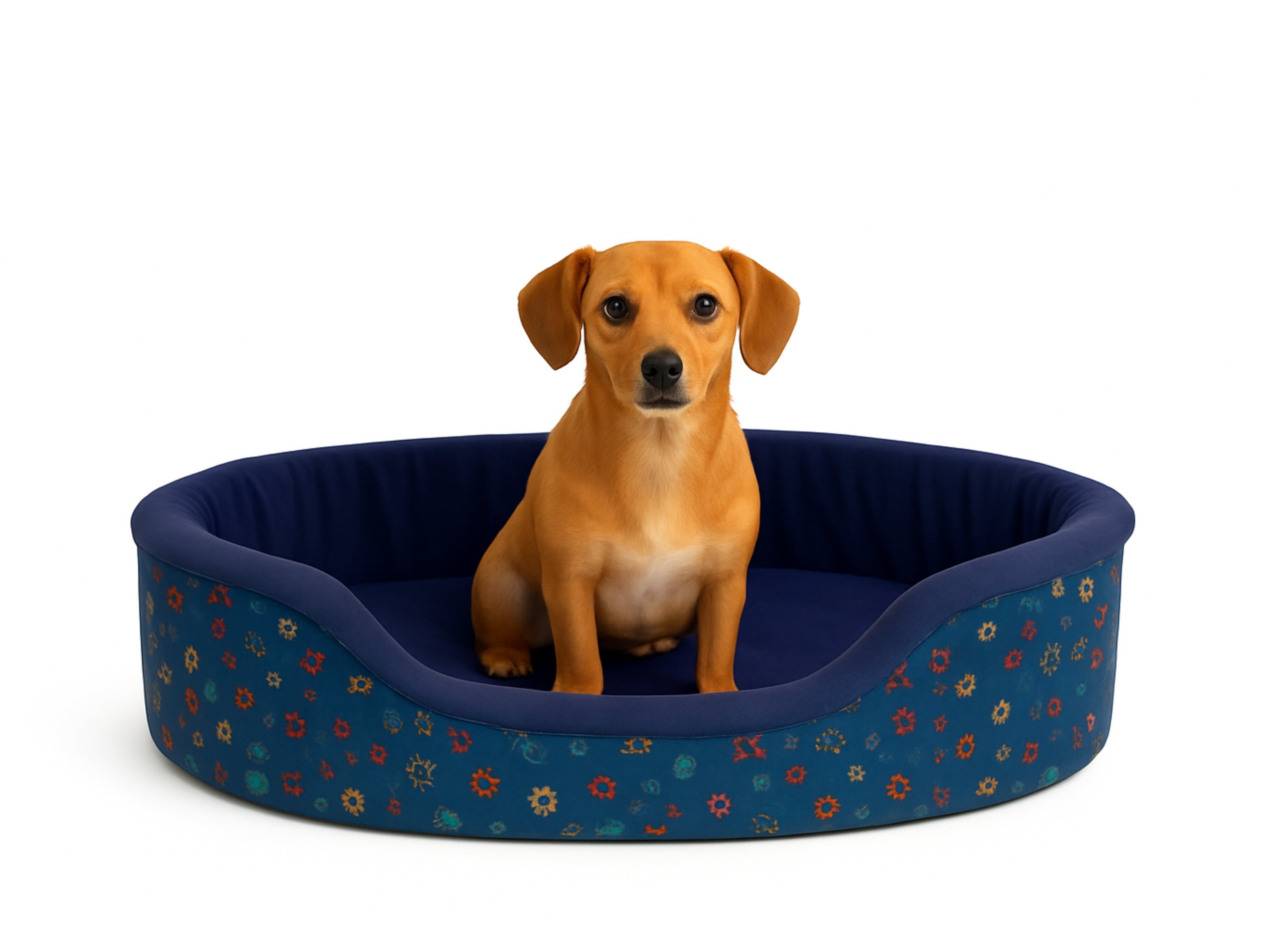 CAMA REDONDA PREMIUM TALLA  PARA PERRO 82 CM POLAR